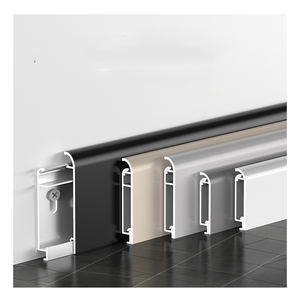 Type de clip de carte de plinthe en alliage <span class=keywords><strong>d</strong></span>'aluminium Offre Spéciale <span class=keywords><strong>fil</strong></span> <span class=keywords><strong>d</strong></span>'<span class=keywords><strong>angle</strong></span> ultra-mince et extrêmement étroit 5cm6cm <span class=keywords><strong>fil</strong></span> de pied en métal - Product Image 3