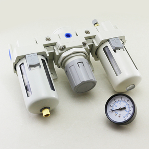 Unidad de combinación de filtro de aire neumático de aleación de aluminio, tamaño de Puerto 1/2, combinación neumática FRL, SMC - Product Image 2