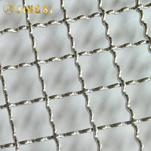 Hot bán 316 mạ kẽm nổi 4x8 thép không gỉ <span class=keywords><strong>crimped</strong></span> lưới màn hình dây lưới sóng dây thép không gỉ lưới - Product Image 4