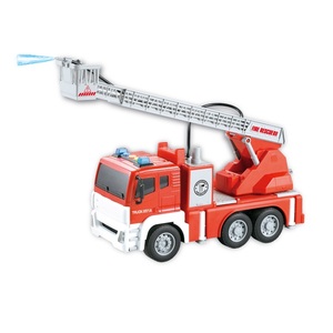 Little Fireman Fire Rescue 1:12 Friction Fire Truck Sonido, luz y agua pulverizada con baterías 3*1,5 V "AG13" (incluidas) - Product Image 3