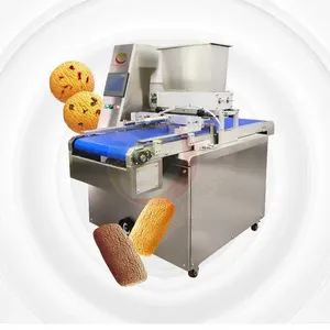 Small Scale and Mini Biscuit Production Line for cookie Making Machine with Bakery Oven Factory Price