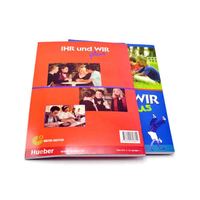 Livre de texte éducatif scolaire personnalisé imprimé manuel scolaire en couleur à couverture souple pour étudiants
