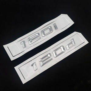 Insignia de ABS 3d para coche, Logo adhesivo para maletero, letras 120i, 120d, emblema para <span class=keywords><strong>BMW</strong></span> F20, E87, E81, E82, accesorios - Product Image 4