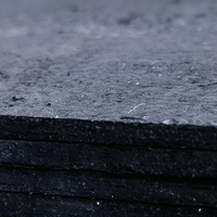 Feutre en Aerogel de Fibre de Verre Noir Haute Performance |   Isolation Thermique Ignifuge Moderne 3mm pour Usage Industriel en Entrepôt