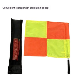 Stainless Ref <b>Flags</b> Football Rugby Referee Beep Soccer Professional <b>Linesman</b> <b>Flag</b> - Product Image 2