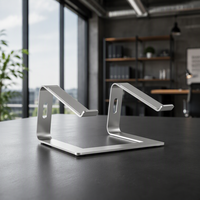 Épaissi et élargi 10-17 pouces anti-dérapant détachable en aluminium ordinateur refroidissement ordinateur portable support ergonomique support pour ordinateur portable