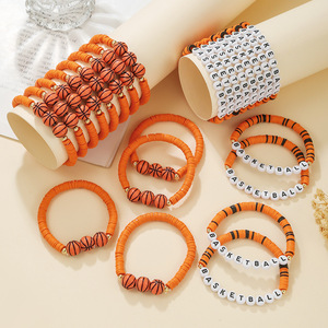 ชุดสร้อยข้อมือฟุตบอล 21 ซม. ยางรัดผมสุดเก๋ ของขวัญสำหรับแฟนกีฬา - Product Image 3