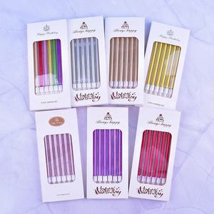 Candeline Economiche a Spirale per Torta di Buon Compleanno per Bambini, da Soffiare, Eleganti, Scintillanti e Glitterate, in Metallo, Creative e Personalizzate in Colori Arcobaleno - Product Image 1