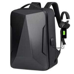 Sacs à dos pour ordinateur portables extensibles, étanches, grande capacité, personnalisables, avec trou pour écouteurs et port USB antivol, pour la mode et le quotidien - Product Image 1