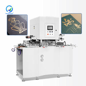 เครื่องปั๊มร้อนอัตโนมัติแบบแนวตั้ง OCEAN สำหรับปั๊มขอบปกหนังสือ PVC ด้วยแผ่นฟอยล์ทอง สำหรับงานเข้าเล่มปกแข็ง - Product Image 1
