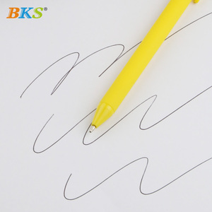 Macaron 1.0 đen bóng bút đơn giản Báo Chí thiết kế văn phòng chữ ký bút khuyến mại bút bi với biểu tượng tùy chỉnh nhựa markerpen - Product Image 5