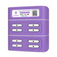 Station de charge de téléphone Portable banque d'alimentation distributeur automatique écran publicitaire partage de carte de crédit station de location de banque d'alimentation