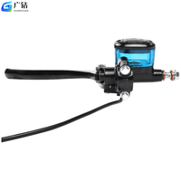 Pompe de frein à disque hydraulique en aluminium GUANGZUAN Q9 pour scooter électrique, moto, compatible Yamaha pour tricycle, couleur noire