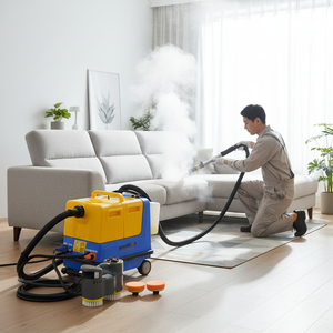 Machine de nettoyage à la vapeur compacte GR-10S pour la maison, idéale pour la moquette, les matelas, les canapés et autres équipements de nettoyage – Nouveauté très demandée - Product Image 1