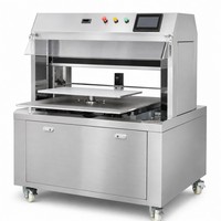 Machine de découpe horizontale automatique professionnelle pour pain et gâteaux, avec diviseur de pâtisserie/tarte/couche/gâteau et base de découpe