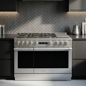 Clearance Sale 48-Inch All Gas Professional Range 6-Burners and Griddle Stainless Steel with Traditional <b>Oven</b> (ZGP486NDTSS) - Product Image 3