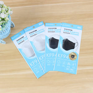Keluaran baru tas masker wajah Logo kustom Masker Mata Sachet bedah medis sekali pakai KN95 PM2.5 masker plastik tas ritsleting - Product Image 6