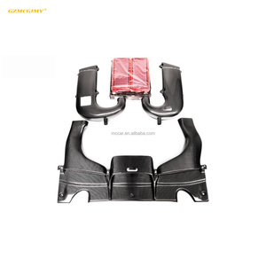 Kit de Tubo de Admisión de Aire de Fibra de Carbono Seca con Filtro de Aire, Sistema de Admisión de Alto Rendimiento para <span class=keywords><strong>Mercedes</strong></span> Benz W205 C63 C63S C63 Coupé 4.0T - Product Image 2