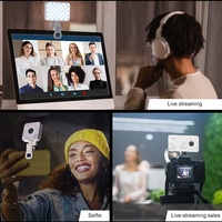 Zsyb nouveauté Mini taille Dimmable CCT photographie extérieure 6W Led panneau de remplissage lumières photogarphiques pour caméra de téléphone