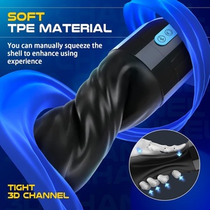 Masturbatore Maschile a Suzione con Pompa per Pene, 10 Vibrazioni e 5 Livelli di Suzione, Canale Vibrante in TPE Super Morbido da 6.7 Pollici, Masturbatore Maschile a Mani Libere - Product Image 5