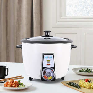 Cuisinière à <span class=keywords><strong>riz</strong></span> électrique en plastique à corps cylindrique en alliage d'aluminium antiadhésive avec cuiseur vapeur, utilisation domestique, portable, cuisson rapide, best-seller - Product Image 5