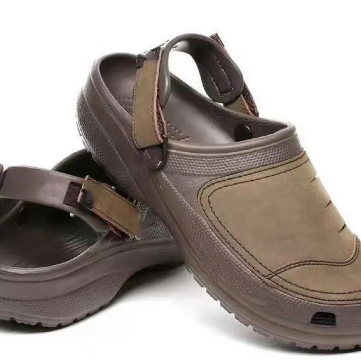 Tamancos de sapatos de praia casuais para homens, sandálias clássicas antiderrapantes e respiráveis de EVA, sapatos de tamanco para homens, design de moda