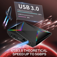 Boîtier TV Ihomemix R69 Plus Android 14 Lecteur Multimédia 8K 3D Wifi6 4 Go 32 Go Box Top IA Allwinner H728 Octa Core R69 Plus