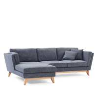 Grauer Stoff Schnitts ofa Wohnzimmer Weiß Grau Beste Kollektion Angepasste Große Mittlere Kleine L-Form Sofa Set Ecksofa