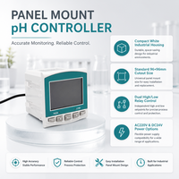 Yheng PH-501 Panel Mount PH-meter dengan RS485 MODBUS RTU dan Output Terisolasi 4-20mA untuk Pemantauan Perlindungan Lingkungan.