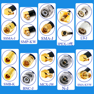 High Quality RF <b>Adapter</b> Connector Brass ROHS Wire Connectors Male to SMA Female Crimp 4.8 Female Scatto 50 Ohm 1.5 CN;JIA - Product Image 3