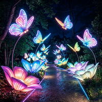 Solutions d'éclairage décoratif clés en main pour parcs à thème et festivals culturels : Festival des lanternes sur le thème des papillons