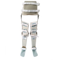 Attelle orthopédique AFO PP de 2 mm d'épaisseur pour genou et cheville, soutien pour la marche et la récupération