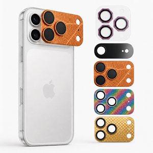 Pellicola Protettiva Ultra Sottile per Obiettivo Fotocamera <span class=keywords><strong>iPhone</strong></span> 16 17, Protezione Quotidiana, Copertura Completa, Anello Protettivo per Lenti - Product Image 4