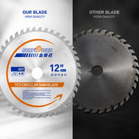 Lame de scie circulaire TCT 305 mm 40 dents haute efficacité pour la coupe de bois et de sciages – Idéale pour le travail du bois brut