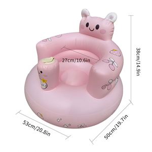 Modern Portable Foldable <b>Inflatable</b> <b>Sofa</b> Made of PVC Material for Children's Outdoor Learning and Sitting - Product Image 4
