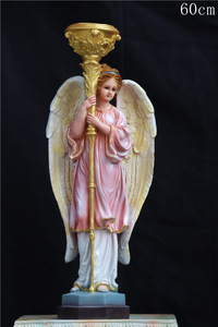 Juego de Figuras de Resina de la Virgen María y el Ángel <span class=keywords><strong>Gloria</strong></span> de 60 cm, Esculturas de Gran Tamaño para Decoración Espiritual del Hogar y la Capilla - Product Image 3
