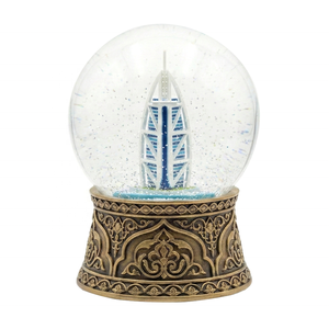Globo di Neve Architettonico Personalizzato, Produzione di Fabbrica, Globo d'Acqua da 100MM, Ornamento per la Casa, Mini Globo di Neve in Vetro - Product Image 1