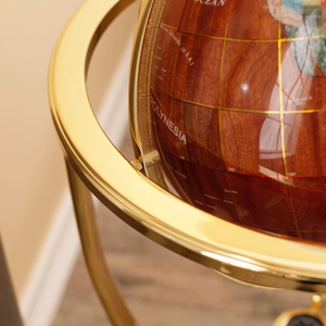 Sang trọng nhà sàn phong cách văn phòng trang trí đồ trang trí đá quý bản đồ thế giới toàn cầu được thiết kế cho những người đam mê Địa Lý - Product Image 4