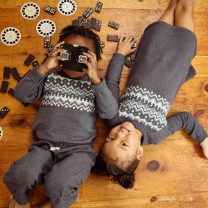 Suéter Modern Moments de <span class=keywords><strong>Gerber</strong></span> <span class=keywords><strong>para</strong></span> Bebés Niños, Diseño Fair Isle Festivo, Hecho en China - Product Image 3
