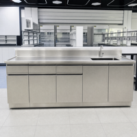 Banc de laboratoire SCEELAB en acier inoxydable de haute qualité avec tiroir, design contemporain pour les écoles et les ateliers, mobilier de laboratoire