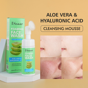 <span class=keywords><strong>Limpiador</strong></span> <span class=keywords><strong>Facial</strong></span> Espumoso de Aloe Vera <span class=keywords><strong>con</strong></span> Ácido Hialurónico del Fabricante, Calmante Instantáneo para el Enrojecimiento de la <span class=keywords><strong>Piel</strong></span> <span class=keywords><strong>Sensible</strong></span> - Product Image 4