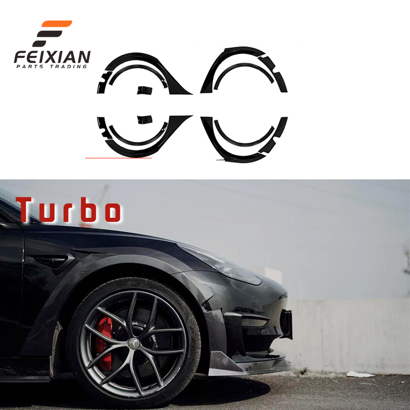 Turbo Fender Flares Glossy Black