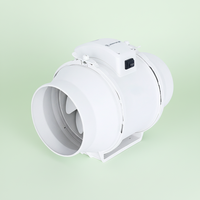 Ventilateur de conduit industriel à grande capacité, prix bas, sur mesure, extracteur d'air rond, puissant, entièrement en plastique