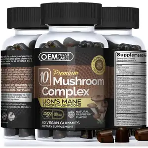 Сложные жевательные конфеты с грибами жевательные конфеты для взрослых с грибами мозга OEM Львиная Грива веганская жевательные иммунные