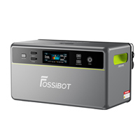 Station d'alimentation portable solaire Fossibot FBP1200 1958Wh 1958W, extensible, entièrement chargée en 1,2h, étanche, contrôle par application, chauffage