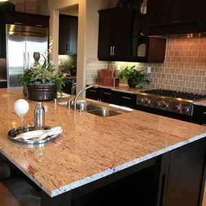 מותאם אישית טבעי צהוב אבן דלפק למעלה בז 'השיש גרניט אמבטיה מטבח זהב אבן השיש - Product Image 6