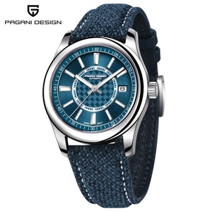 Drop Shipping PAGANI DESIGN 1778 <b>Automatic</b> Mechanical Watch for Men Waterproof 100m Braided Leather Strap Watch Herren Uh - Product Image 2