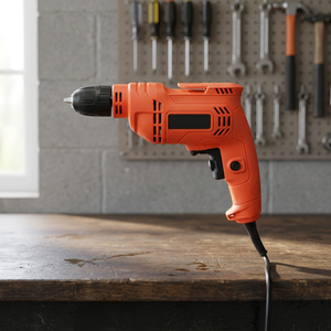 Perceuse électrique à fil avec mandrin sans clé de 10 mm, vitesse variable, outil électrique pour le travail du bois, le bricolage et la rénovation de la maison - Product Image 4