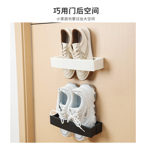 Étagère à chaussures murale Fubang en plastique, rangement multifonctionnel pour baskets et chaussures en cuir, style simple et élégant - Product Image 3