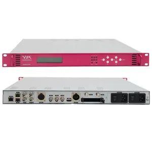 CATV DVB Dekoder TV Satelit Penerima Dekoder 1080P Tuner Ke IP ASI SDI HDM I Audio